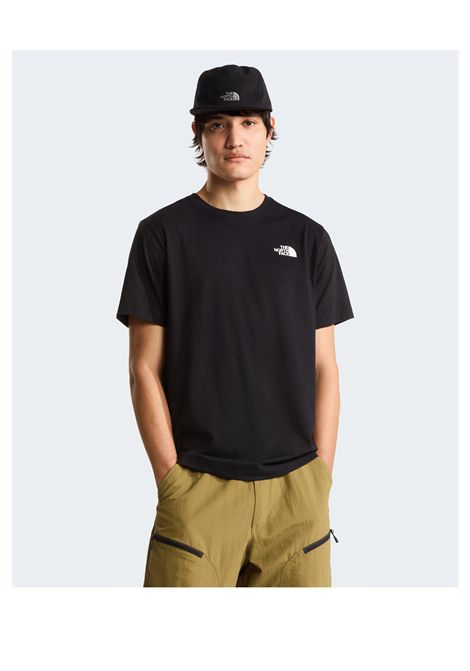 T-shirt The North Face Evolution Box NSE Regular Nero Bianco Uomo THE NORTH FACE | T-shirt | NF0A8B6K-KY4